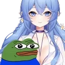 qmihoPeepoLeave emote for Discord