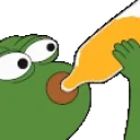 3716pepedrink emote for Discord