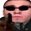 4WeirdMafiaGun emote for Discord