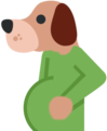 pregnant_dog emote for Discord