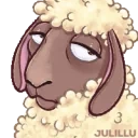 AdoGoat emote for Discord