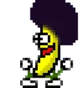 AfroBananaPbjPls emote for Discord