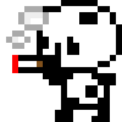 smokingpanda emote for Discord