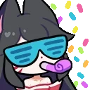 ahriParty emote for Discord