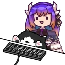 aAkariteruLOKIKEYBOARD emote for Discord