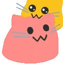 ablobcatnomblobcatparty emote for Discord