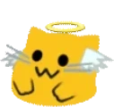 ablobcatangel emote for Discord