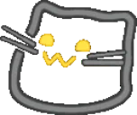 ablobcatneon emote for Discord