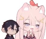 AclappuMeowieChibi emote for Discord