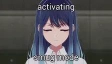 activatingsmugmode emote for Discord