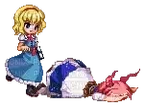 aliceKicking emote for Discord