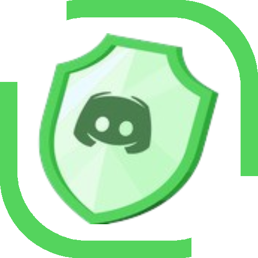 GreenDiscordShieldModerator emote for Discord