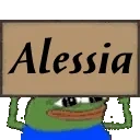 alessiaCheer animated emote for Discord, Twitch and Slack