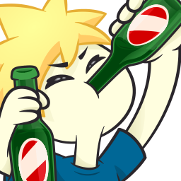 BlondBoyDrink emote for Discord