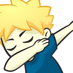 BlondBoyDab emote for Discord