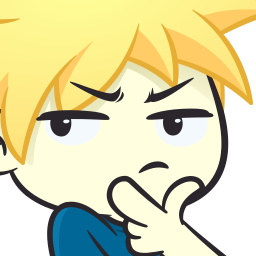 BlondBoyThinking emote for Discord
