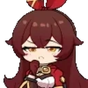 amberThink emote for Discord