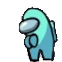 amonguscelestebailandobiencabron emote for Discord