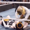 AmeDeskChan emote for Discord