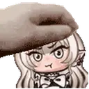 AinHEADPAT animated emote for Discord, Twitch and Slack