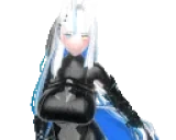 AikaSprintingAtYouFullF emote for Discord