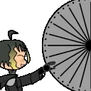 AikoWheelSpin emote for Discord