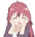 AkaneBlush emote for Discord