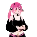 akiwooWhoAsked emote for Discord