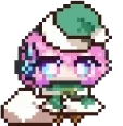 akheeraPadoruSpinGreen emote for Discord