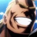 allmightSMILE emote for Discord