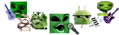 AlienBAND emote for Discord