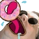 ArmstLickDonut emote for Discord