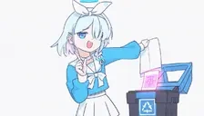 AronaDoodle emote for Discord