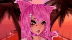 AriPinkGothVibes emote for Discord