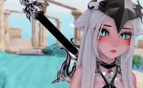 AriWhiteGoddessSword emote for Discord