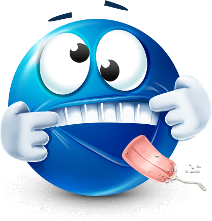 blueemoji_tongue emote for Discord