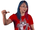 AsukaThumbsDown emote for Discord