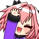 astolfoWave emote for Discord