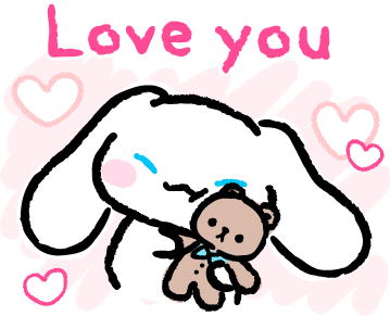 cinnamoroll_loveyou emote for Discord