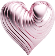 Whitepinkmetallicheart emote for Discord