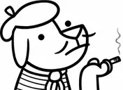 ASDFWoof emote for Discord