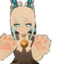 asriaHello emote for Discord