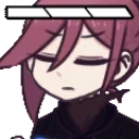 Ashiunpoppingbat emote for Discord