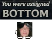 AssignedBottom emote for Discord