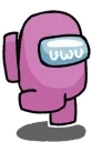 AmongUwU emote for Discord