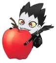 appledeathnote emote for Discord