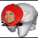 AppleKatieBearWalk emote for Discord