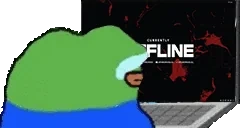 aphroOffline emote for Discord