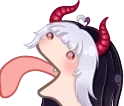 AquaLicky emote for Discord
