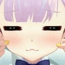 AquaCheekPinch emote for Discord